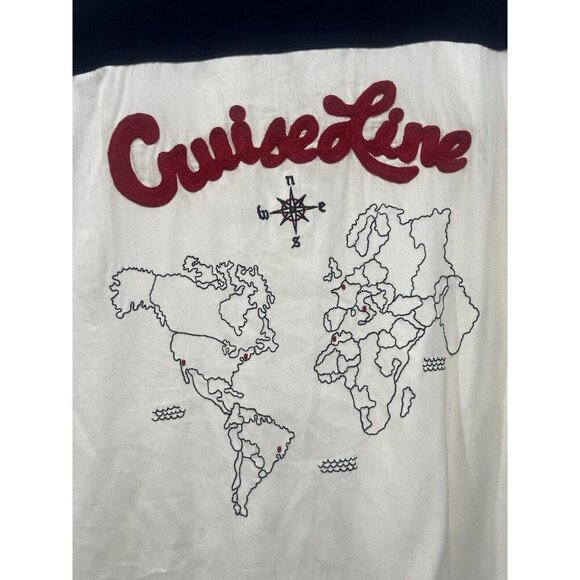 Rare Vintage 90s Bowling Cruise Line Shirt As Seen On Phoebe Buffay In Friends - Picture 10 of 14